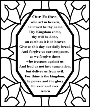 The Lord's prayer English
