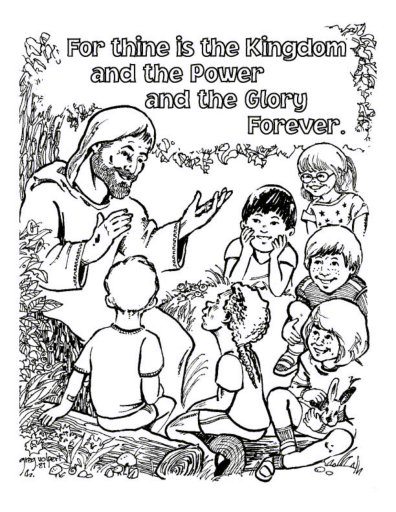 Coloring Pages For The Lords Prayer 9